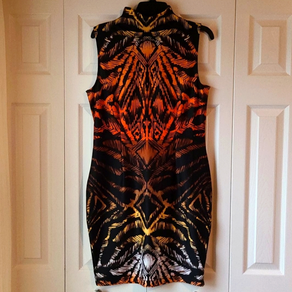 High-neck dress